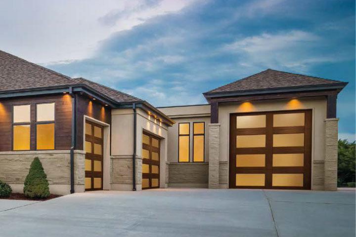 Modern Garage Doors - Canyon-Ridge  - Full-View Design